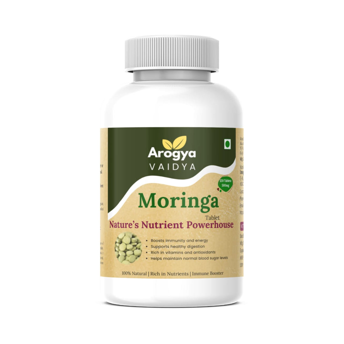 The Power of Moringa Tablets (500mg): A Natural Superfood for Your Health