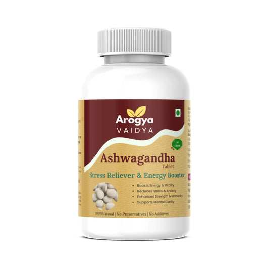 Ashwagandha Tablets (500mg): Nature's Solution for Stress Relief, Vitality, and Well-Being