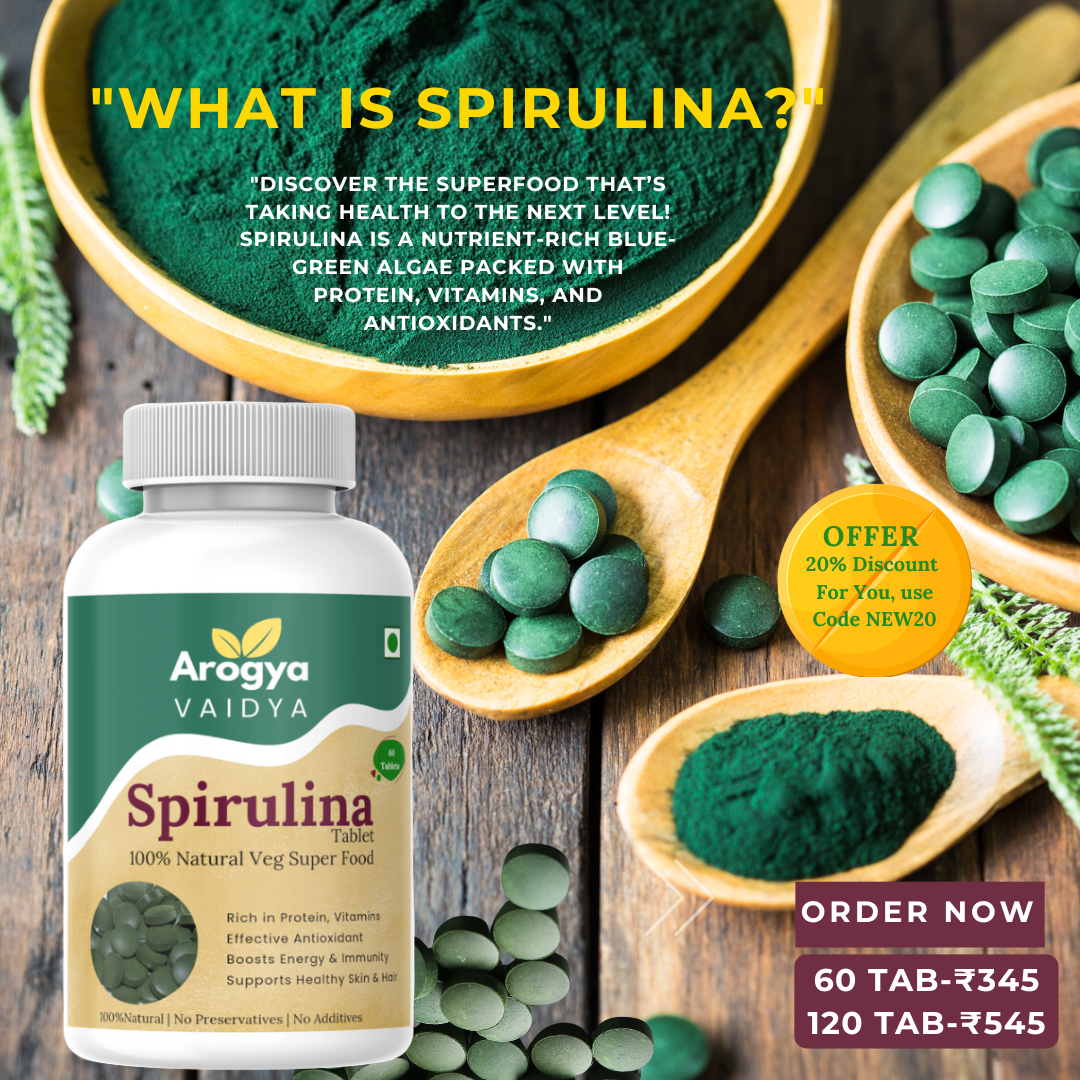 Spirulina Superfood Tablets – 500mg