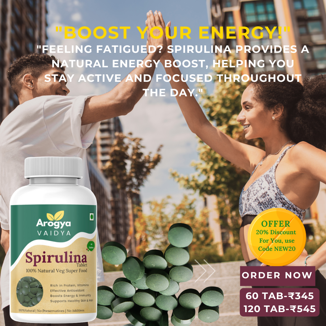 Spirulina Superfood Tablets – 500mg