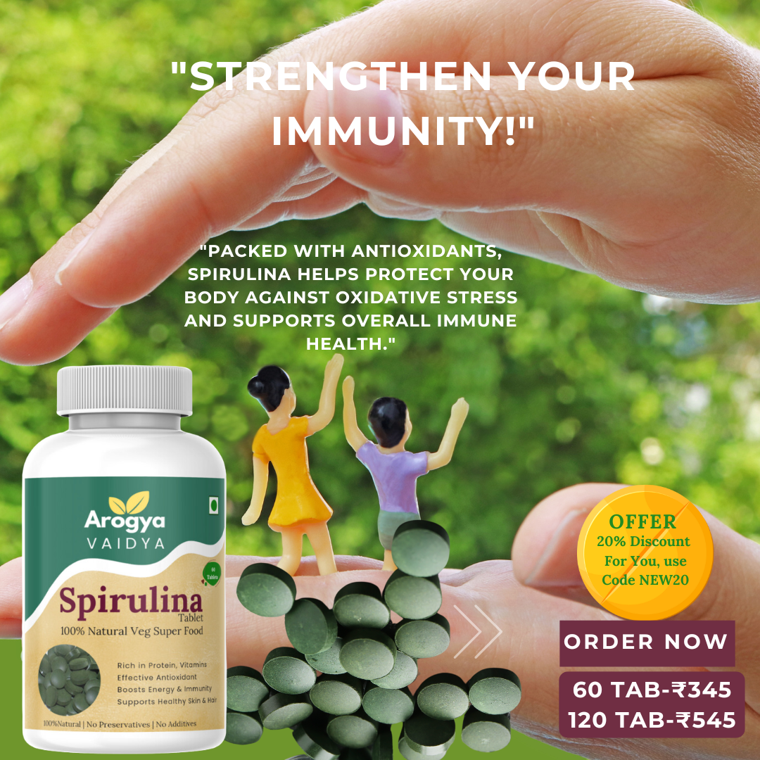 Spirulina Superfood Tablets – 500mg