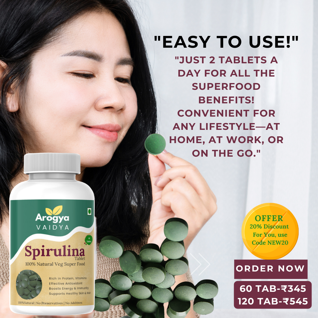 Spirulina Superfood Tablets – 500mg