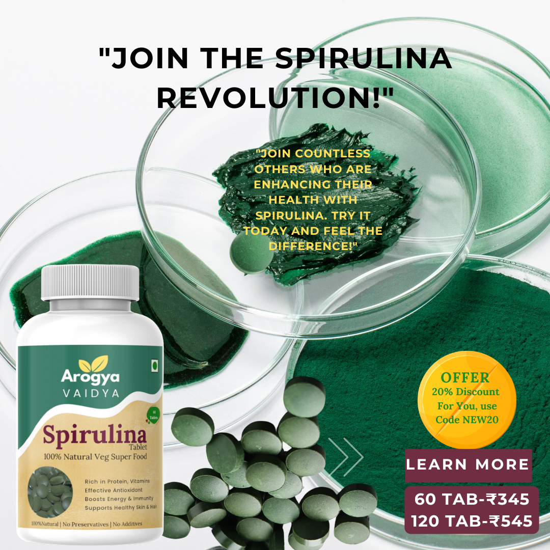 Spirulina Superfood Tablets – 500mg