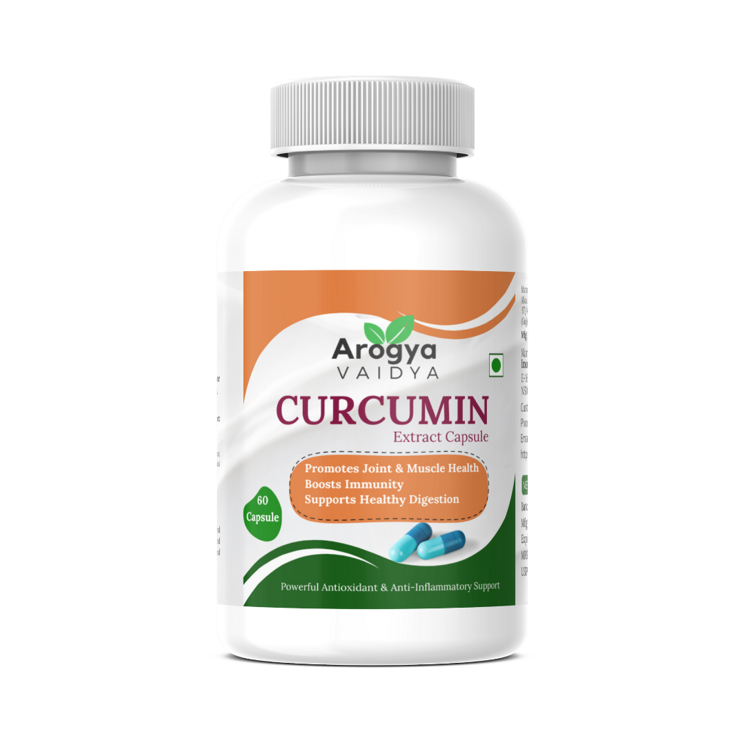 Curcumin 500mg Extract Capsule – Natural Relief for Inflammation & Pain