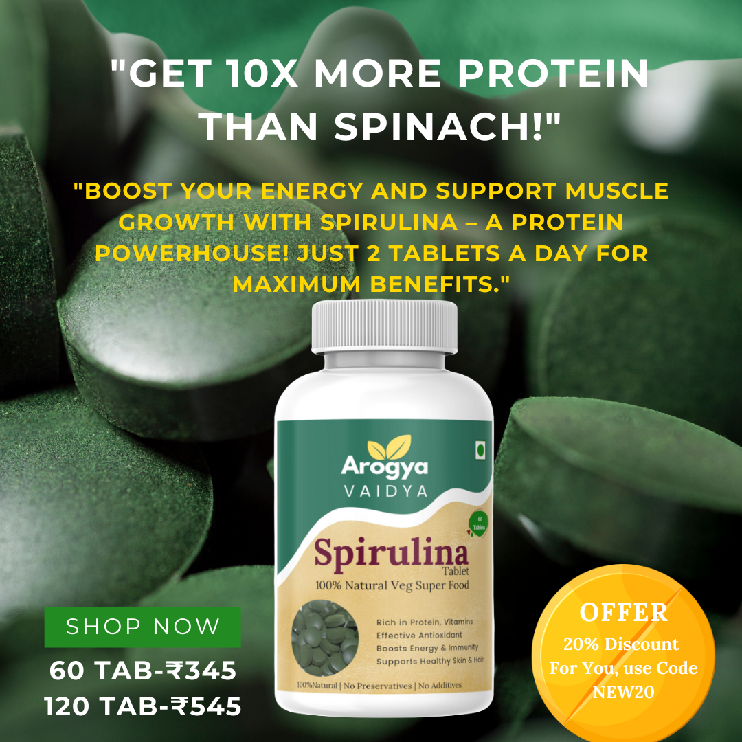 Spirulina Superfood Tablets – 500mg