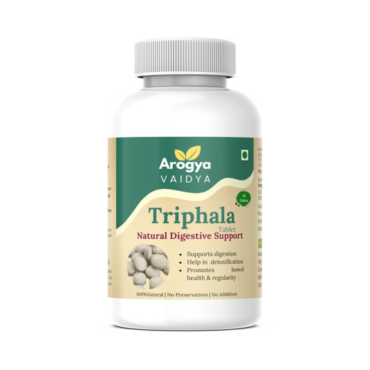 Triphala Tablets - 500 mg  | Natural Digestive Support