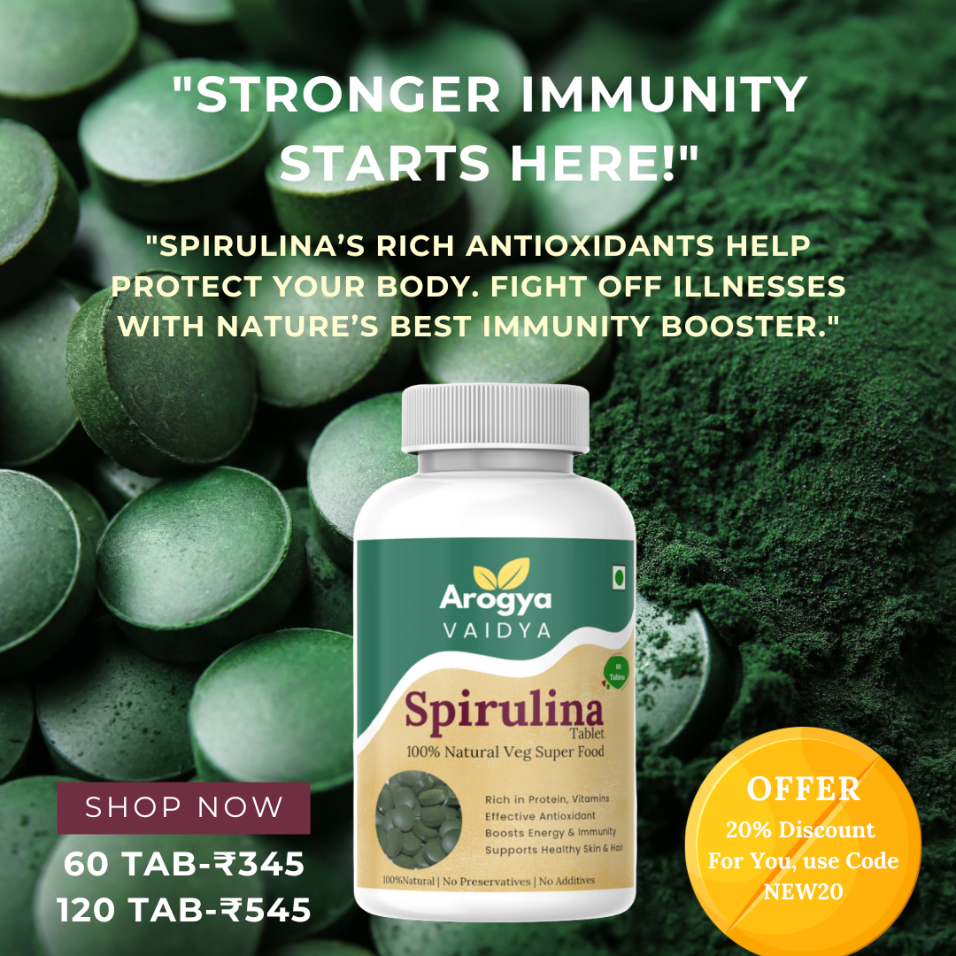 Spirulina Superfood Tablets – 500mg