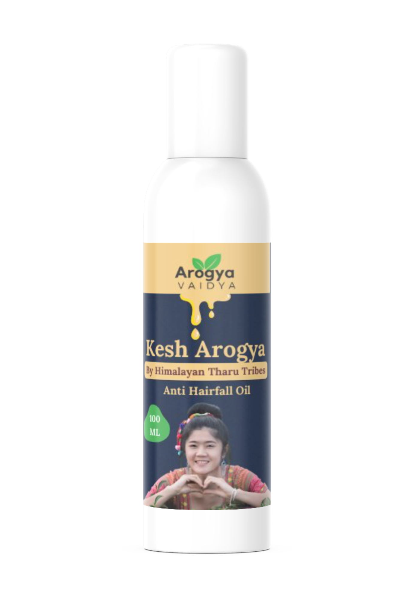 Arogya Vaidya Anti Hairfall Oil Buy1 Get1 Free| Enriched with Castor Oil & Shikakai Extract | Nourishes Scalp & Controls Hair Fall | 100 ML