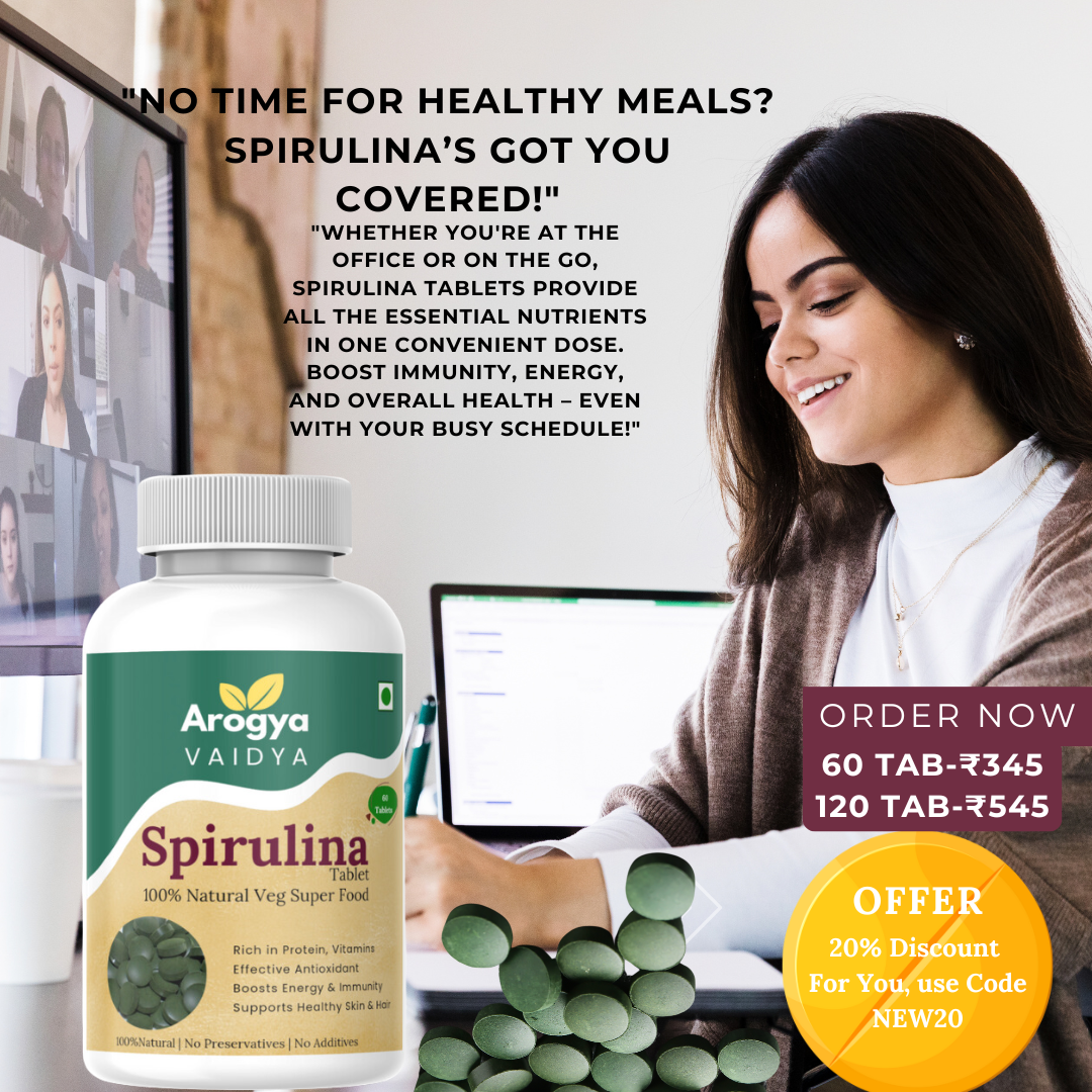 Spirulina Superfood Tablets – 500mg